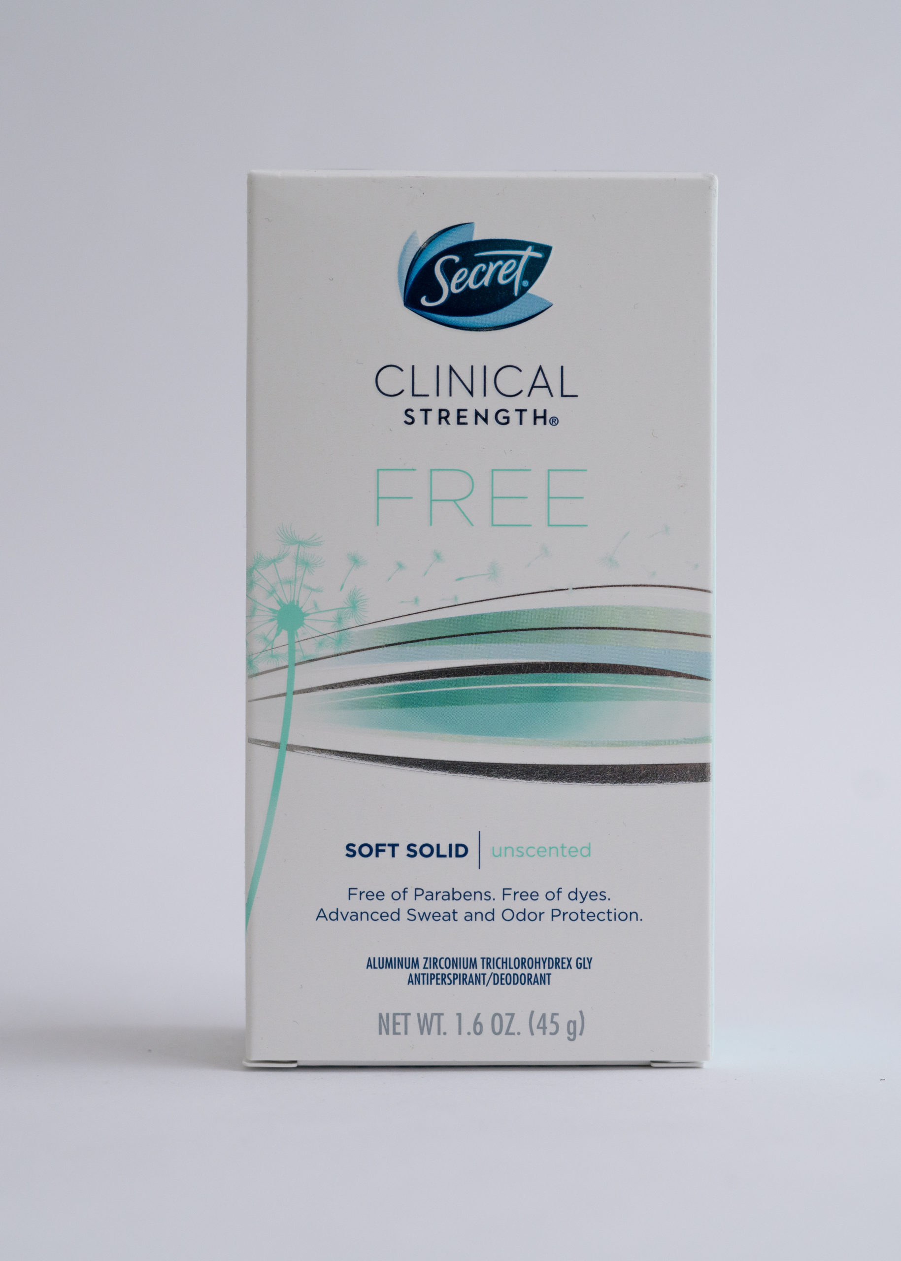 Secret Clinical & Deodorant Advanced Solid, Light and Fresh 1.6 oz (45 g) Pharmacy