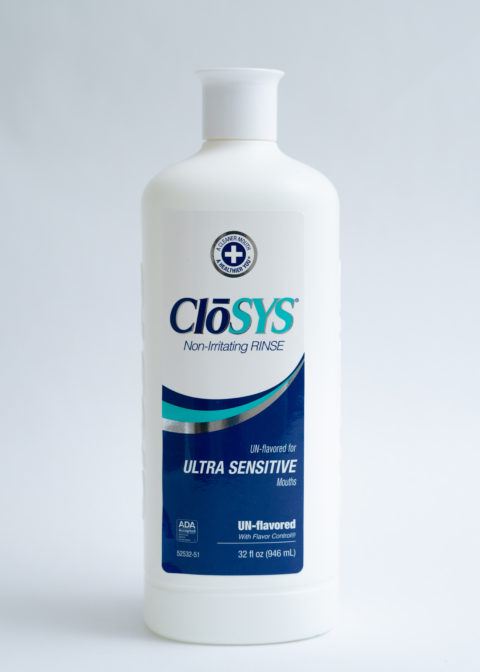 CloSYS Ultra-Sensitive Oral Rinse - Unflavored Mouthwash Alcohol Free Ph Balanced Soothes Sensitivity Eliminates Bad Breath 32 Oz 2 Pack
