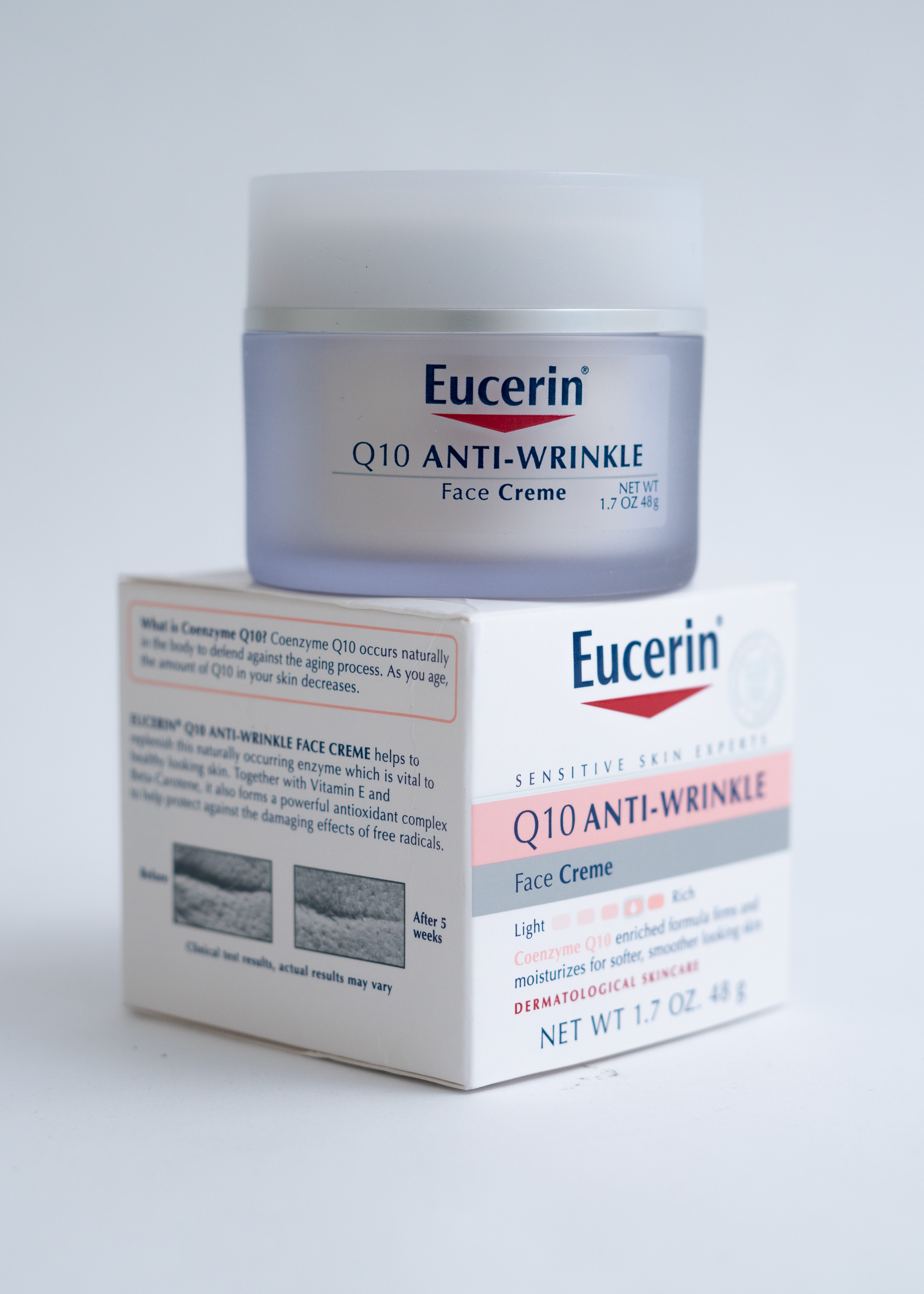 eucerin anti wrinkle face lotion gáz anti aging